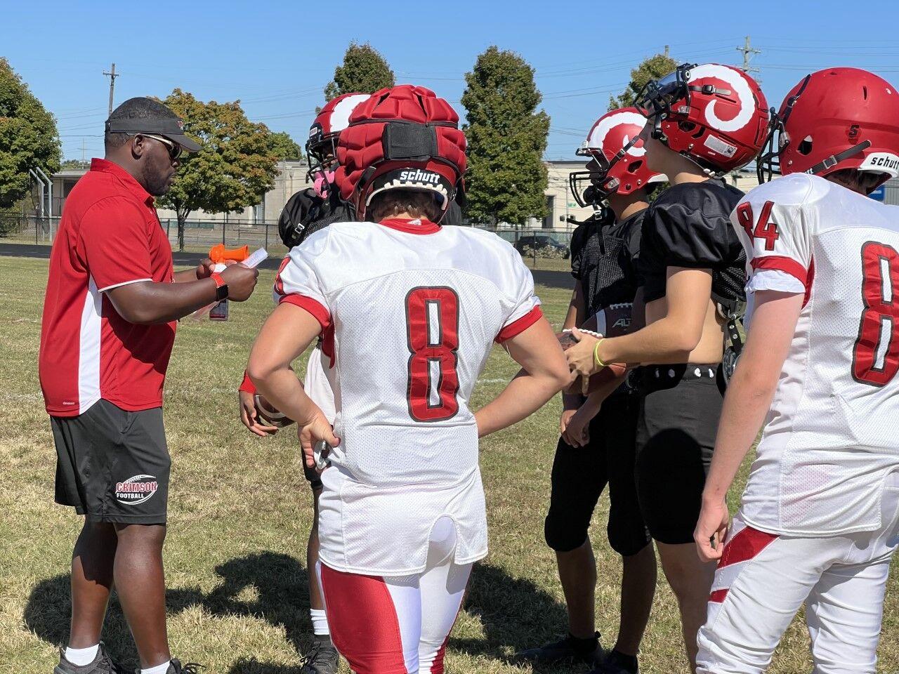 Donnie Stoner readies for his first 'The Old Rivalry' game as Manual's