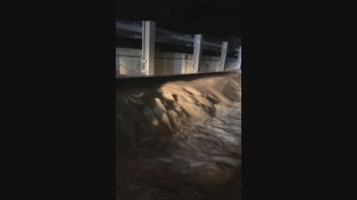 Barriers set up to catch waste in Blue Lick Creek collapse 4-15-19