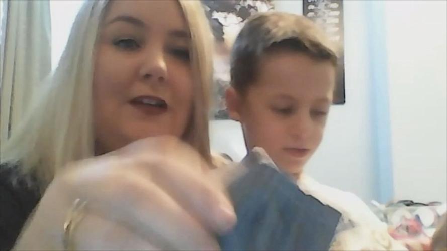 Ashley Brown and her son, Arthur Brown