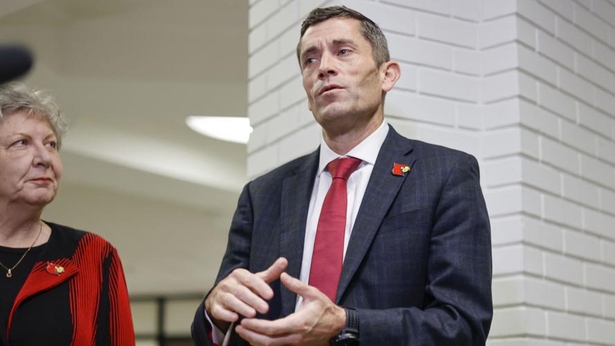 Josh Heird and Kim Schatzel