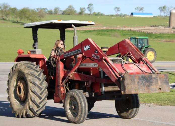 2023 'Drive Your Tractor to School Day' at Henry County High School in New Castle, Kentucky
