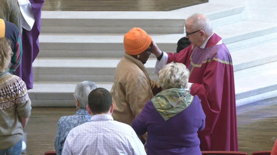 Ash Wednesday celebrated at the Cathedral of the Assumption on Feb. 22, 2023