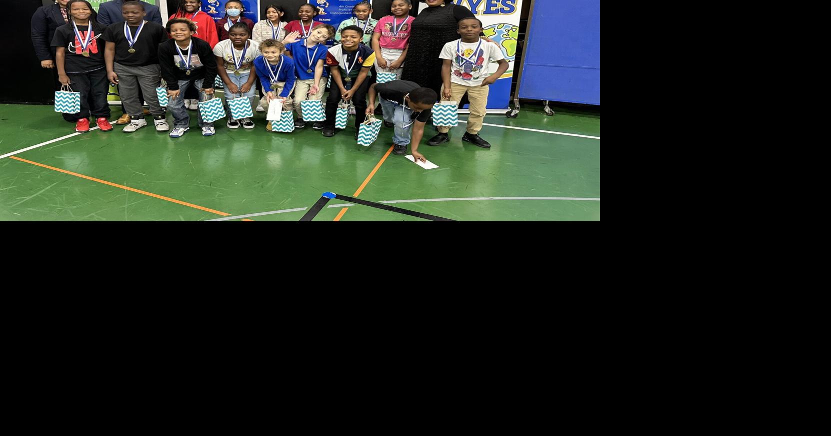 WDRB reporter Jailen Leavell visits Whitney Young Elementary to speak