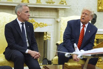 President Donald Trump meets Canadian Prime Minister Mark Carney  5-6-2025