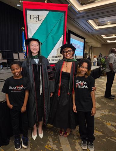 Future Healers visited Commencement ceremony