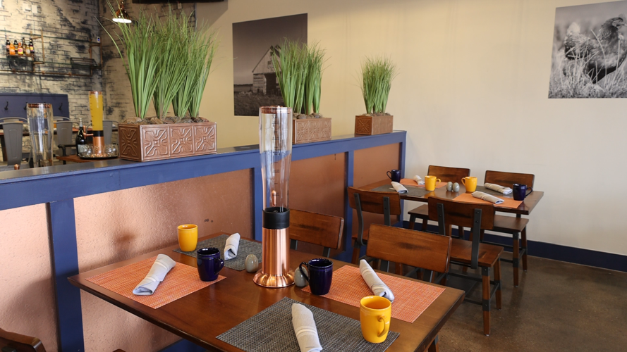 Table with Mimosa tower.PNG