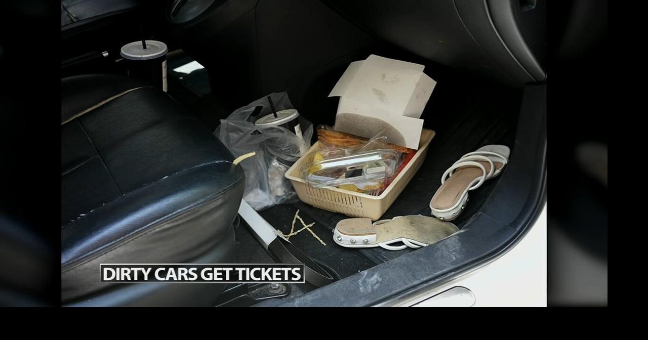 Authorities in Hilton Head, South Carolina, to start ticketing people with dirty car interiors
