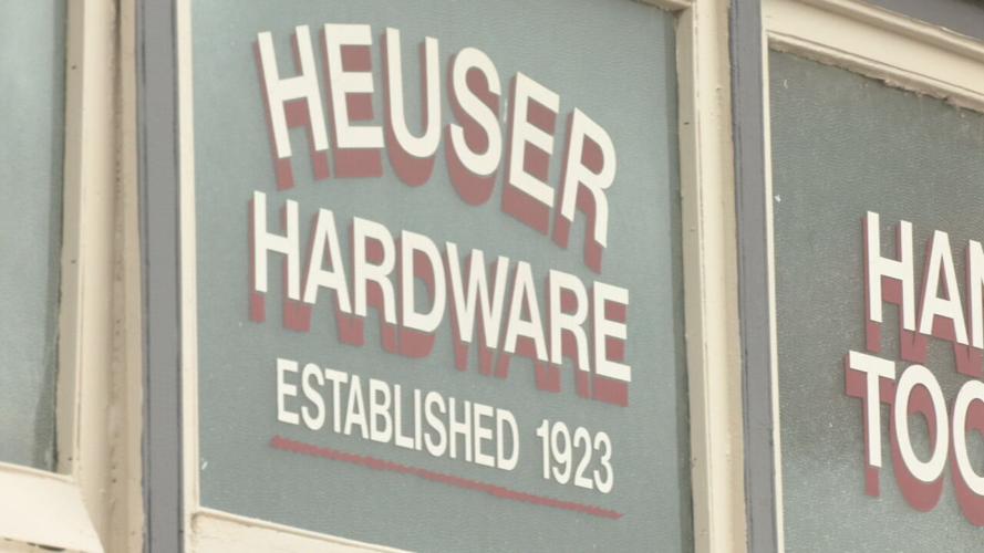 Heuser Hardware in downtown Jeffersonville