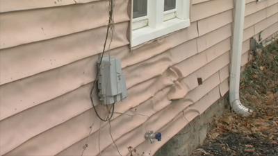 vinyl siding on home