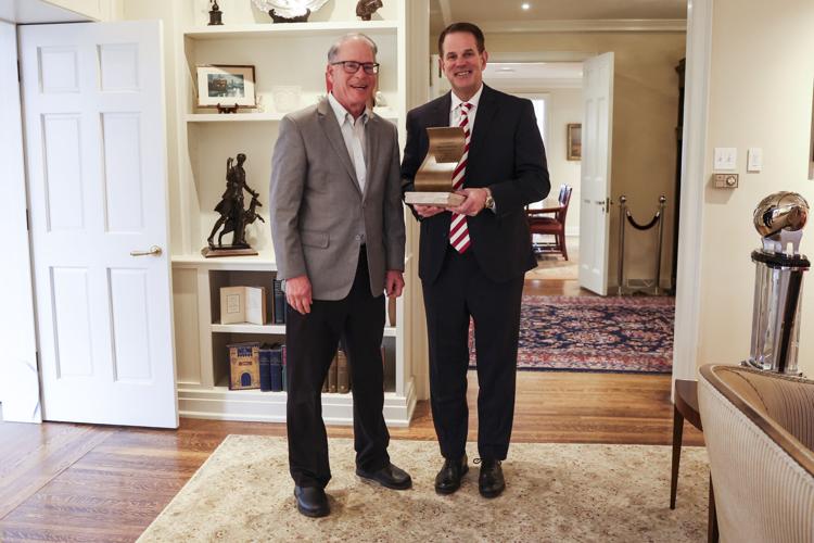 IU coach Cignetti presented Sachem Award