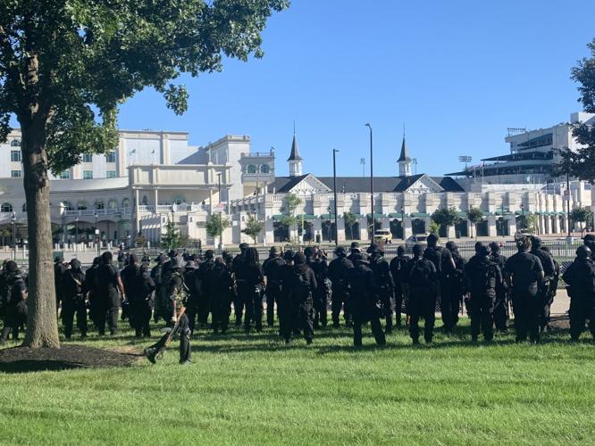 Derby Day- NFAC formation outside Churchill Downs.jfif