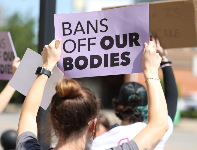 Abortion rally in downtown Louisville