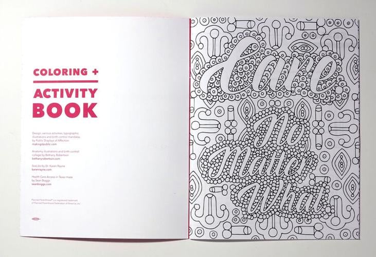 Planned Parenthood Coloring Book