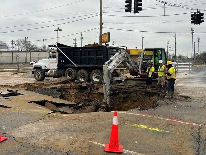 15th and Jefferson Road Collapse