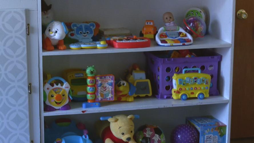 Toys inside day care room at Maple Grove Baptist Child Care