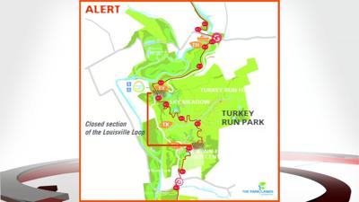 Louisville Loop Closure Map