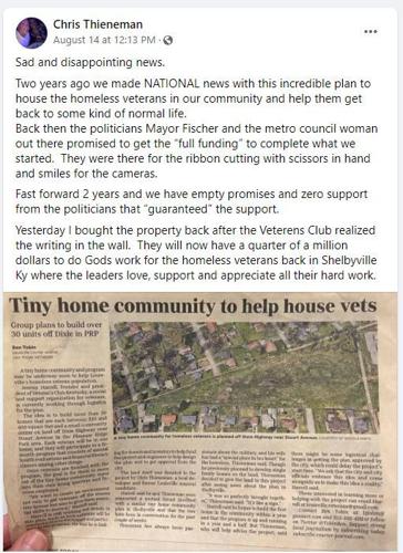 tiny homes for vets