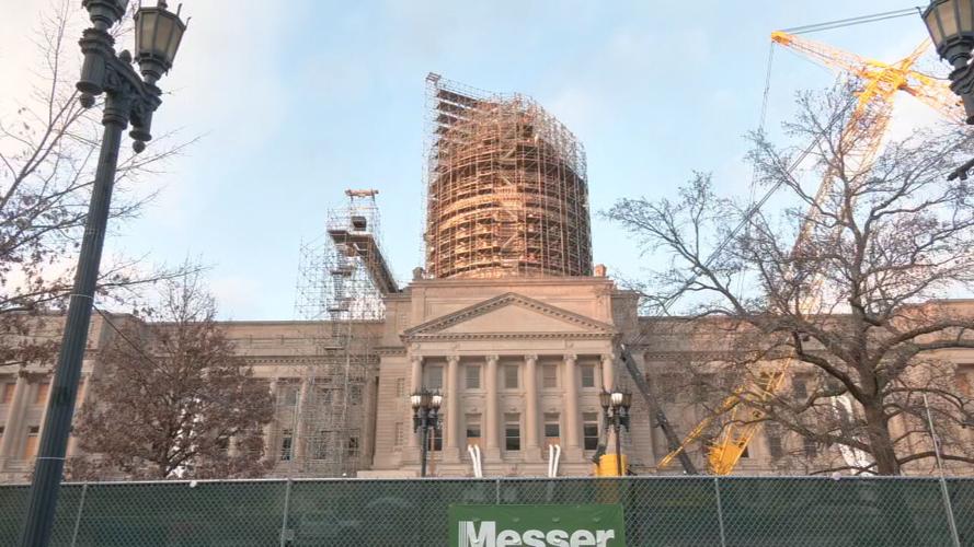 Kentucky Capitol building construction
