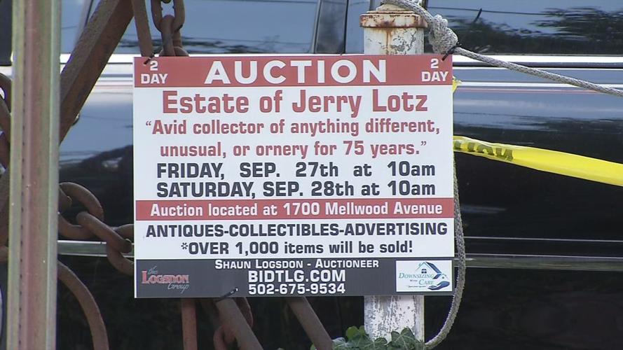 Jerry Lotz estate auction information
