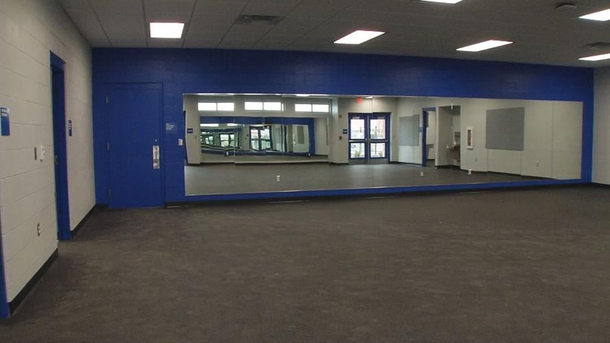Weight room at Spencer County High School
