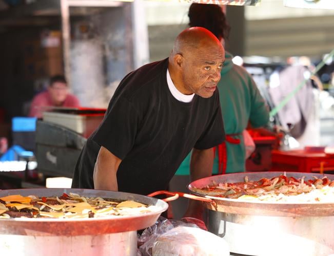 Vendor takes order at Chow Wagon.JPG