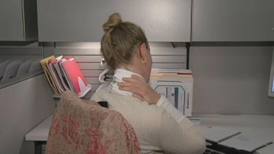 Stressed woman (generic mental health, stress, anxiety)
