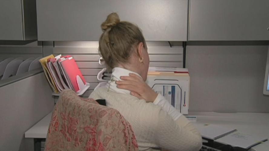 Stressed woman (generic mental health, stress, anxiety)