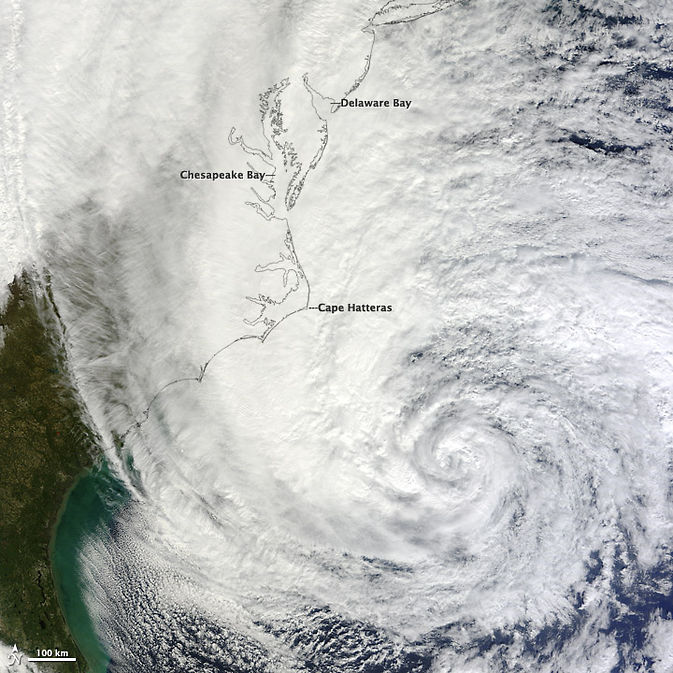 nasa hurricane sandy 2022