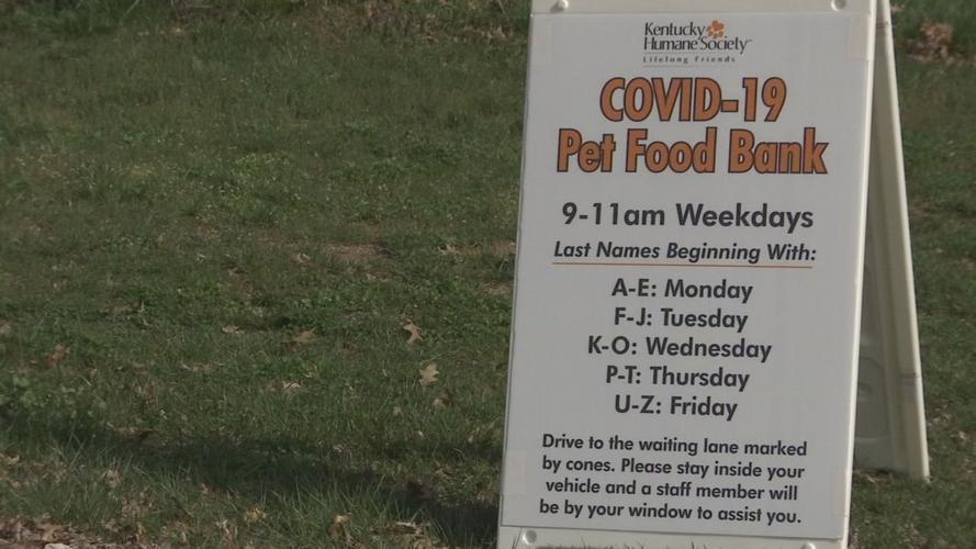 Kentucky Humane Society creates food bank to assist pet owners during COVID-19 pandemic