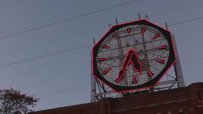 Colgate Clock lit - 11.15.25