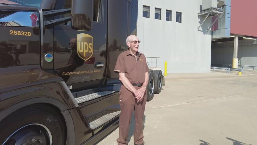 UPS driver Cleveland 'Cleve' Francis retirement party