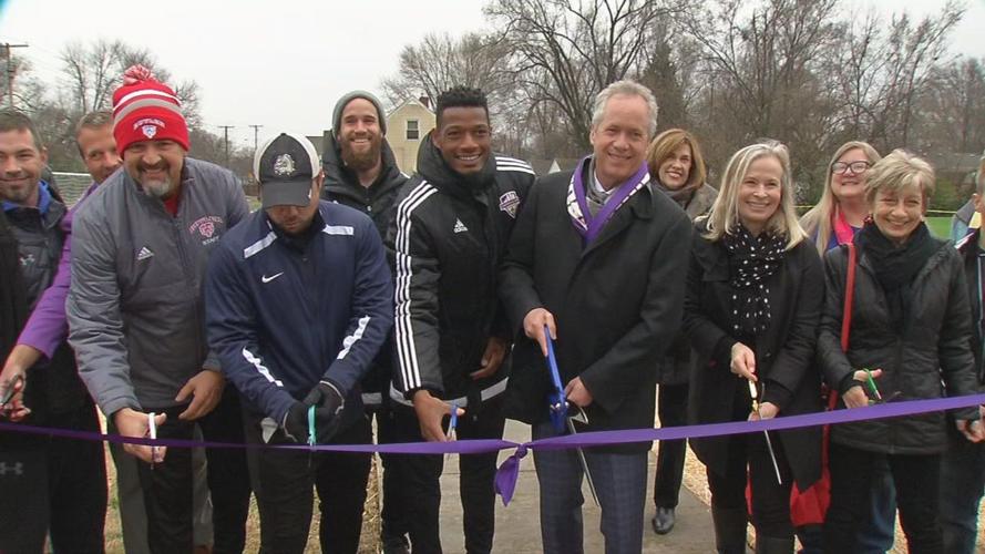 Harrison Parks Soccer Field Ribbon cutting
