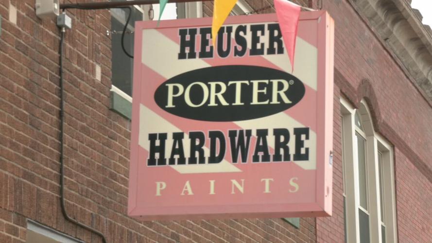 Heuser Hardware in downtown Jeffersonville