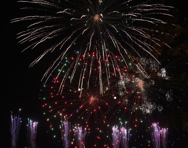 Fireworks during the show at Thunder.JPG