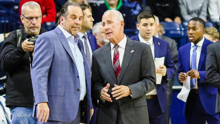 Scott Davenport and Mike Brey