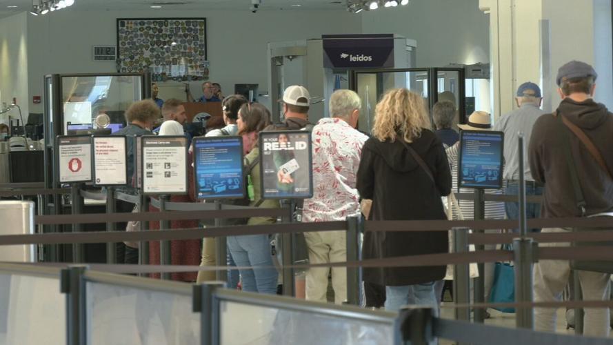 Lines at Louisville International Muhammad Ali airport