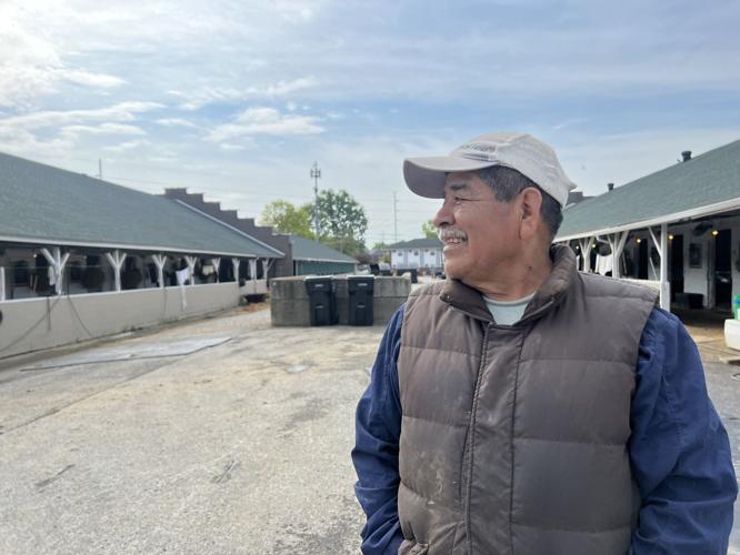 Horse groom Bernabe Flores