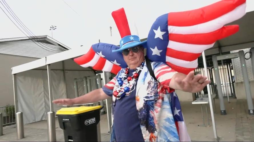 Keith Kaiser catches up with the characters waiting to get into Churchill Downs