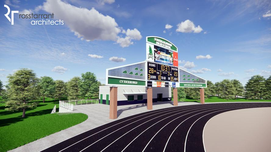 Renderings for Irvin Stadium