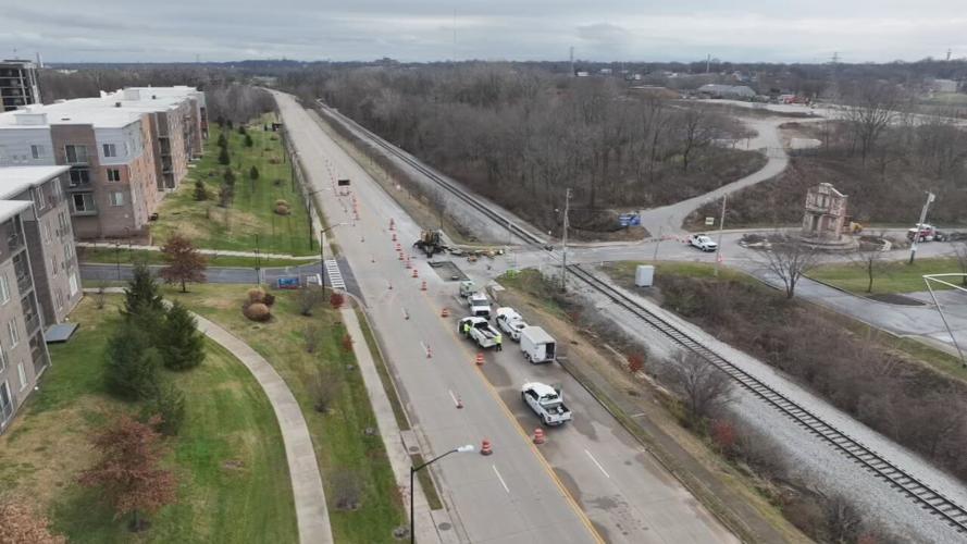 River Road Construction (Drone)