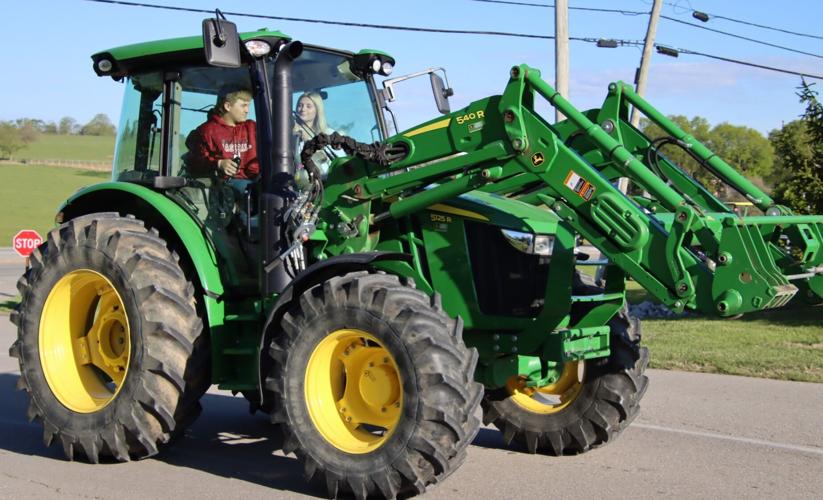 2023 'Drive Your Tractor to School Day' at Henry County High School in New Castle, Kentucky