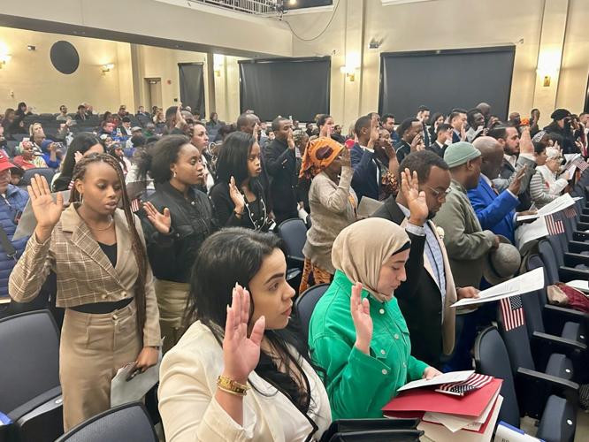 Naturalization Ceremony at Sacred Heart