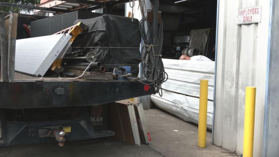 Gardner Used Car employees repair damage after break-in