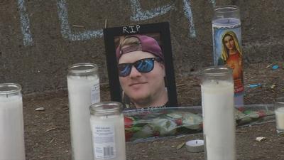 Tyler Gerth memorial at Jefferson Square Park.JPG