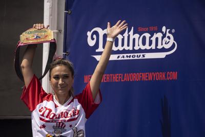 Nathan's Hot Dog Eating Contest - 7-4-2023 - Miki Sudo