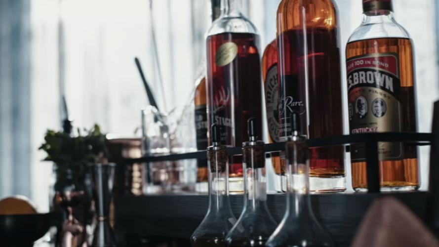 Hotel Distil Bourbon Cart