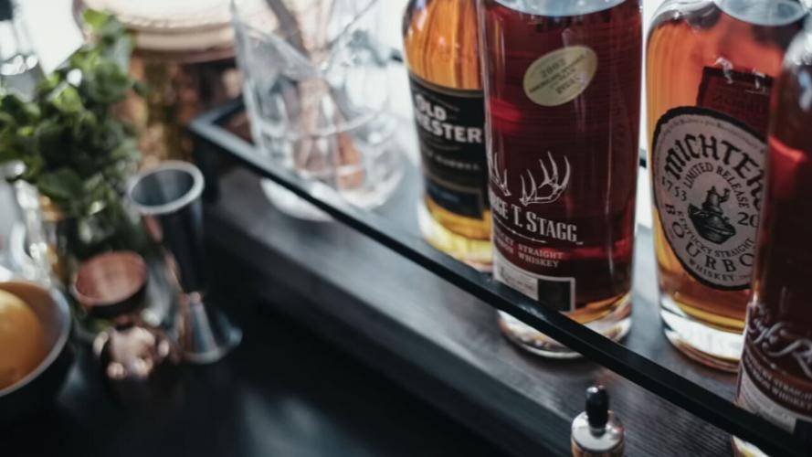 Hotel Distil Bourbon Cart