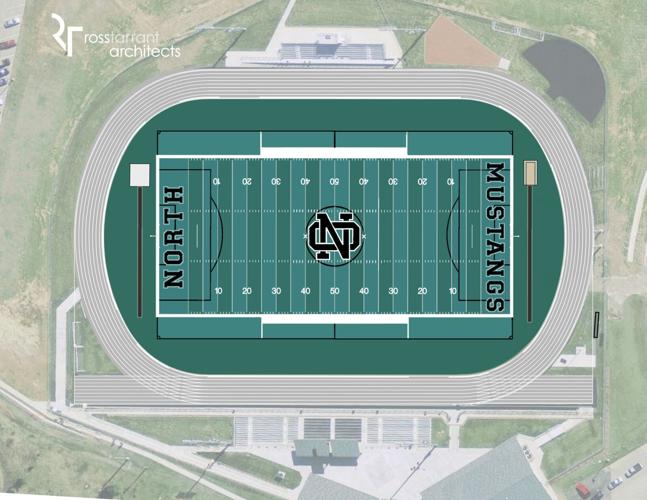 Rendering for North Oldham High School stadium.