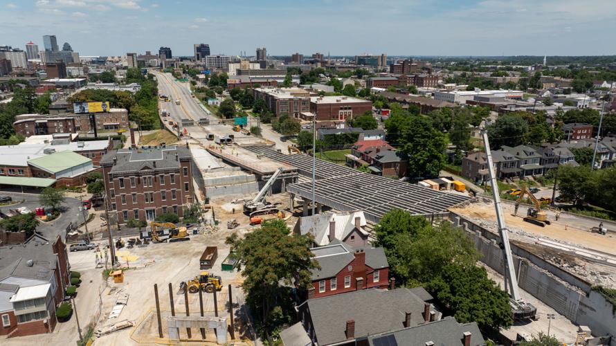 I-65 construction over Kentucky and Brooks streets 6-4-26