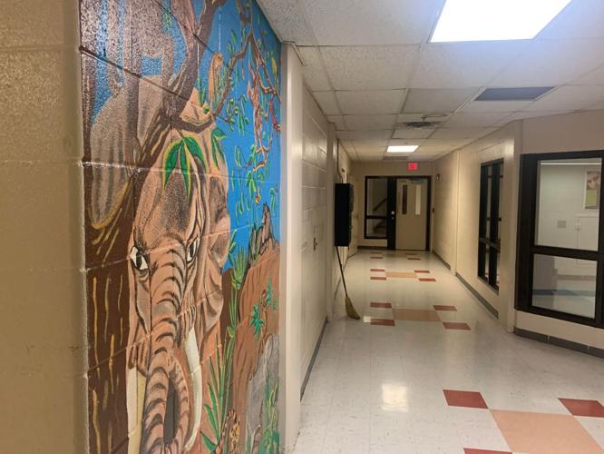 Mural on 2nd floor of Louisville's youth detention center